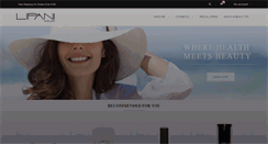 Desktop Screenshot of lipaniskincare.com